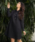 Loose Fitted Shirt Fancy Linen Dress